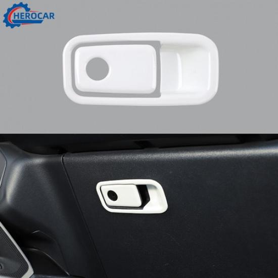 For Ford Bronco -2025 Co-pilot Storage Box Handle Switch Cover Trim White