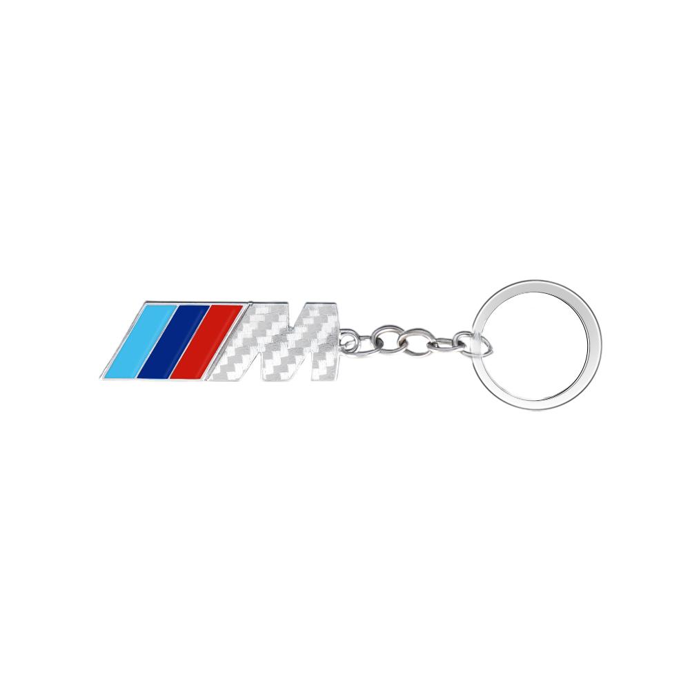 BUBH4 Car Metal Key Holder Keychain Pendant Keyrings Decor Accessories For BMW M M3 M4 M5 X1 X2 X5 Performance F30 E28 E36 E39 E46 E91