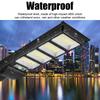 Solární LED světlo Venkovní osvětlení 400W 800W 1200W 1500W Solární pouliční lampa Radarový senzor Dálkové ovládání Vodotěsná zahradní nástěnná lampa