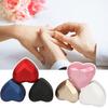 Ring Box Heart Shaped with LED Light Pocket-sized Portable Ring Case for Proposal Engagement Wedding