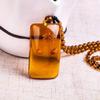 Amber Floation Brine Beeswax Beads Necklace Honey Wax Brazilian Amber Necklace Endant Handicraft National Style Pendant Ornaments