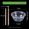 ZISIZ Disposable Plastic Bowls