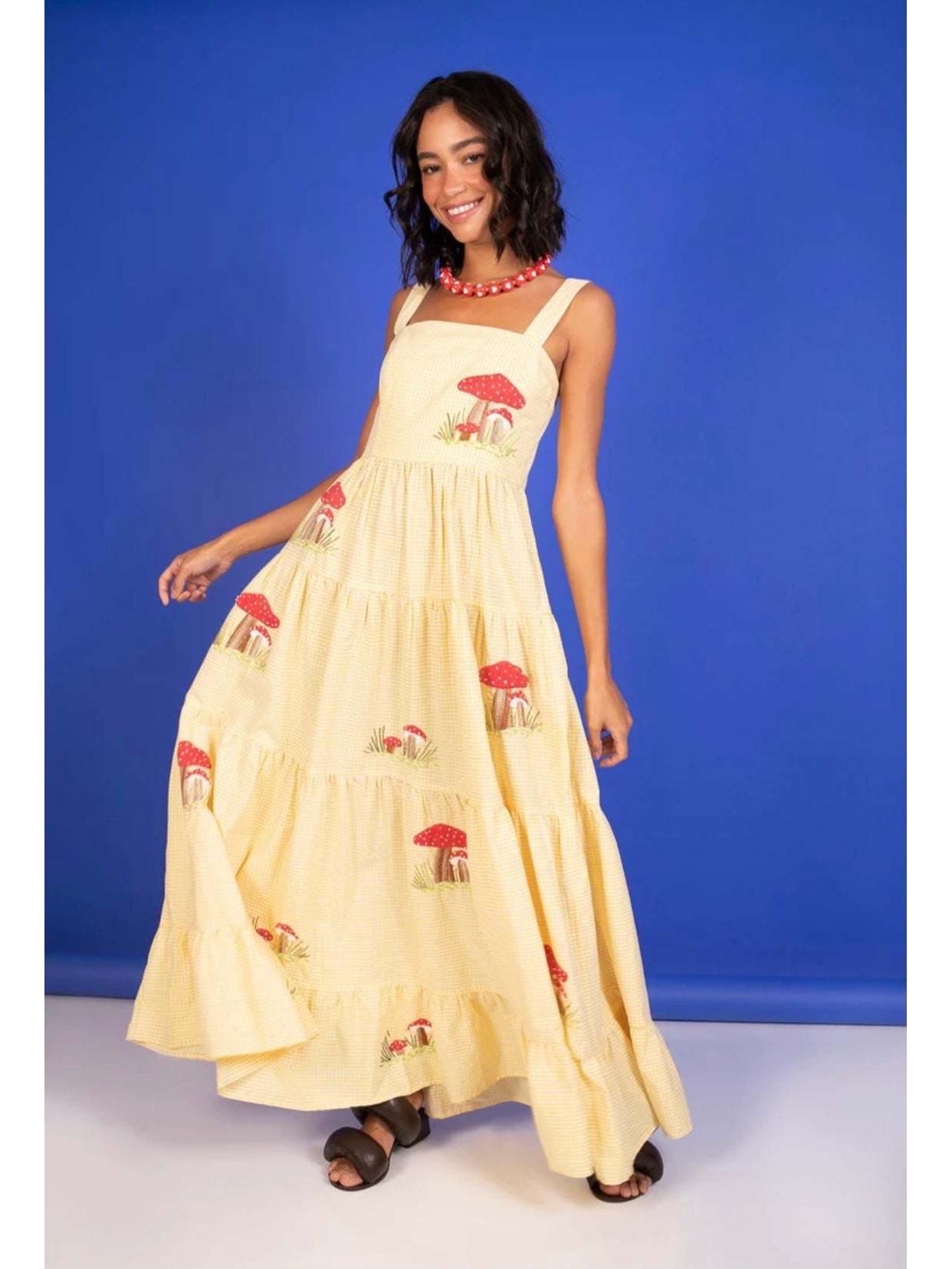 Embroidered Pleated Spaghetti Strap Dress – Women s Beach Vacation Long Skirt Style 2025 Small