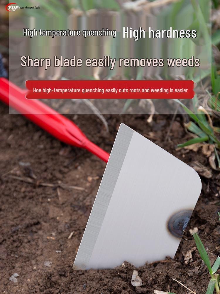 Fengweite Manganese Steel Weeding and Planting Hoe - Compact Garden Tool for Digging and Soil Aeration