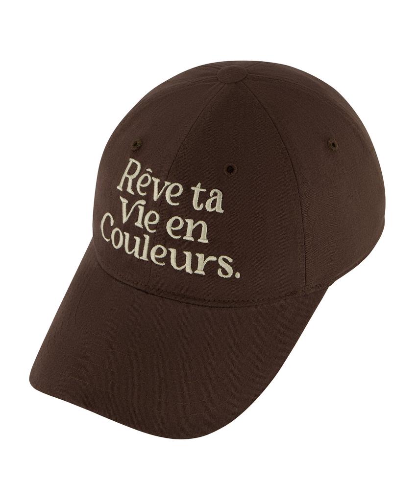 Hebeles Couleurs Peach Wash Ball Cap - Brown