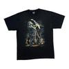 Early 00 WILD Gothic Fantasy Skeleton Guitarist Music Graphic T-shirt XL