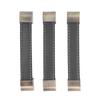 3Pcs Wardrobe Door Leather Handle Antique Drawer Pull Handle Luggage Wine Box Handle