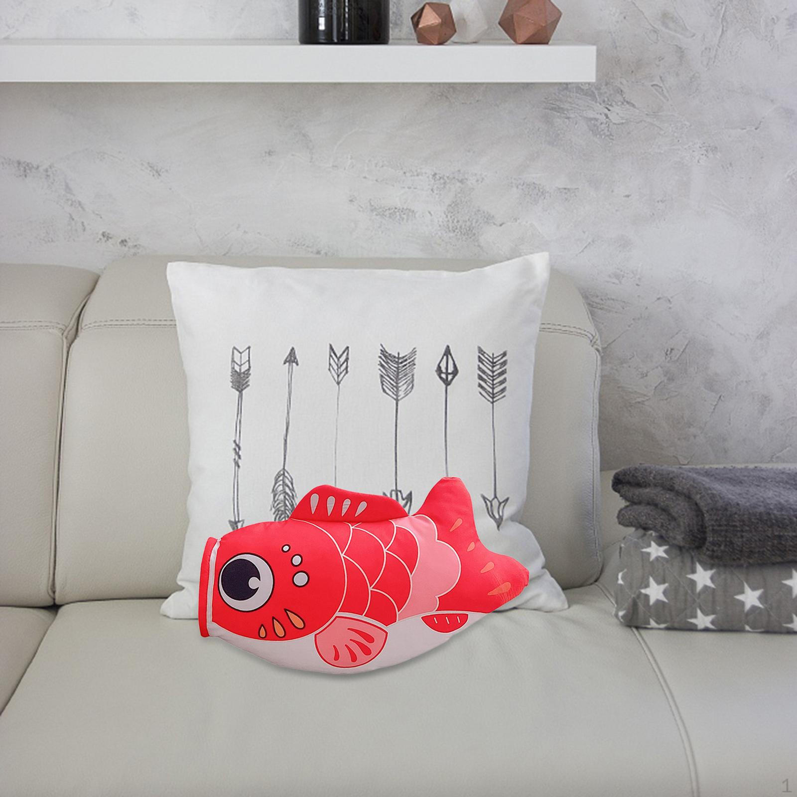 

Подушка для объятий в форме карпа, игрушечный стул, многофункциональное спальное место на юбилей 15CM