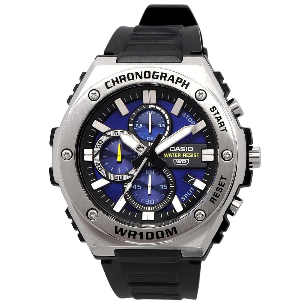 CASIO Standard Men's Watch 1/10-Second Chronograph Quartz MWA-300H-2AV Blue Overseas Model