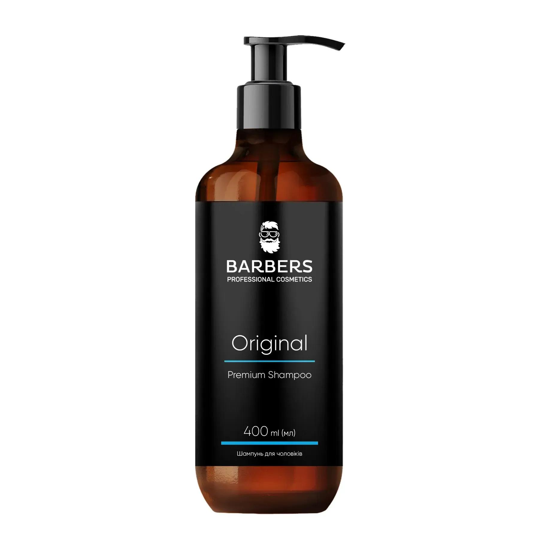 

Шампунь для чоловіків для щоденного використання Barbers Original 400 мл
