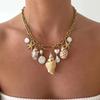 Titanium Steel Shell Necklace - Luxurious and High-end Beach Vacation Style Collar Chain - Stainless Steel Accessory