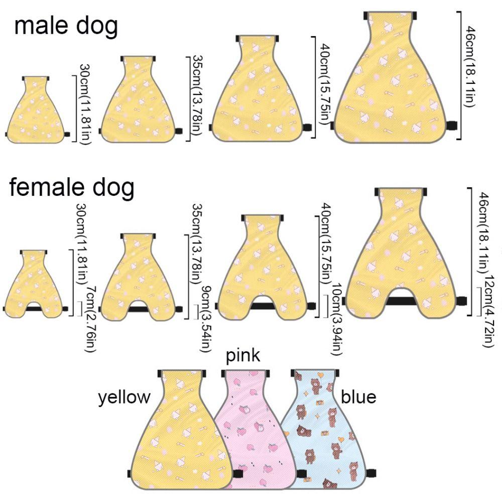 Waterproof Dog Belly Protection Clothing Anti-dirty Breathable Cat Sterilization Suit Dog Bib Dog Belly Cover Summer