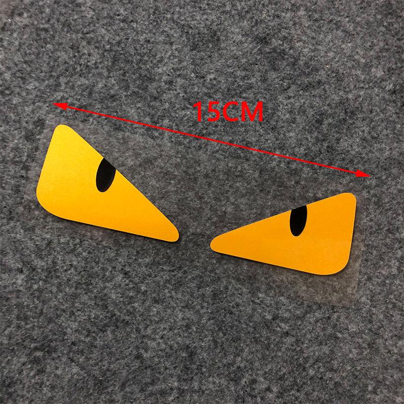 Devil Eyes Car Brake Light Stickers Car Helmet Motorcycle Reflective Stickers Car Sticker Headlight Decal Car Accessories