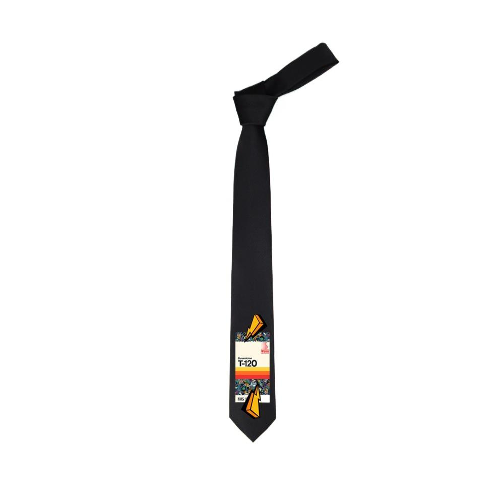 

Original Fashion British style necktie Party ins Style Dress Casual Tie Printed Black Tie