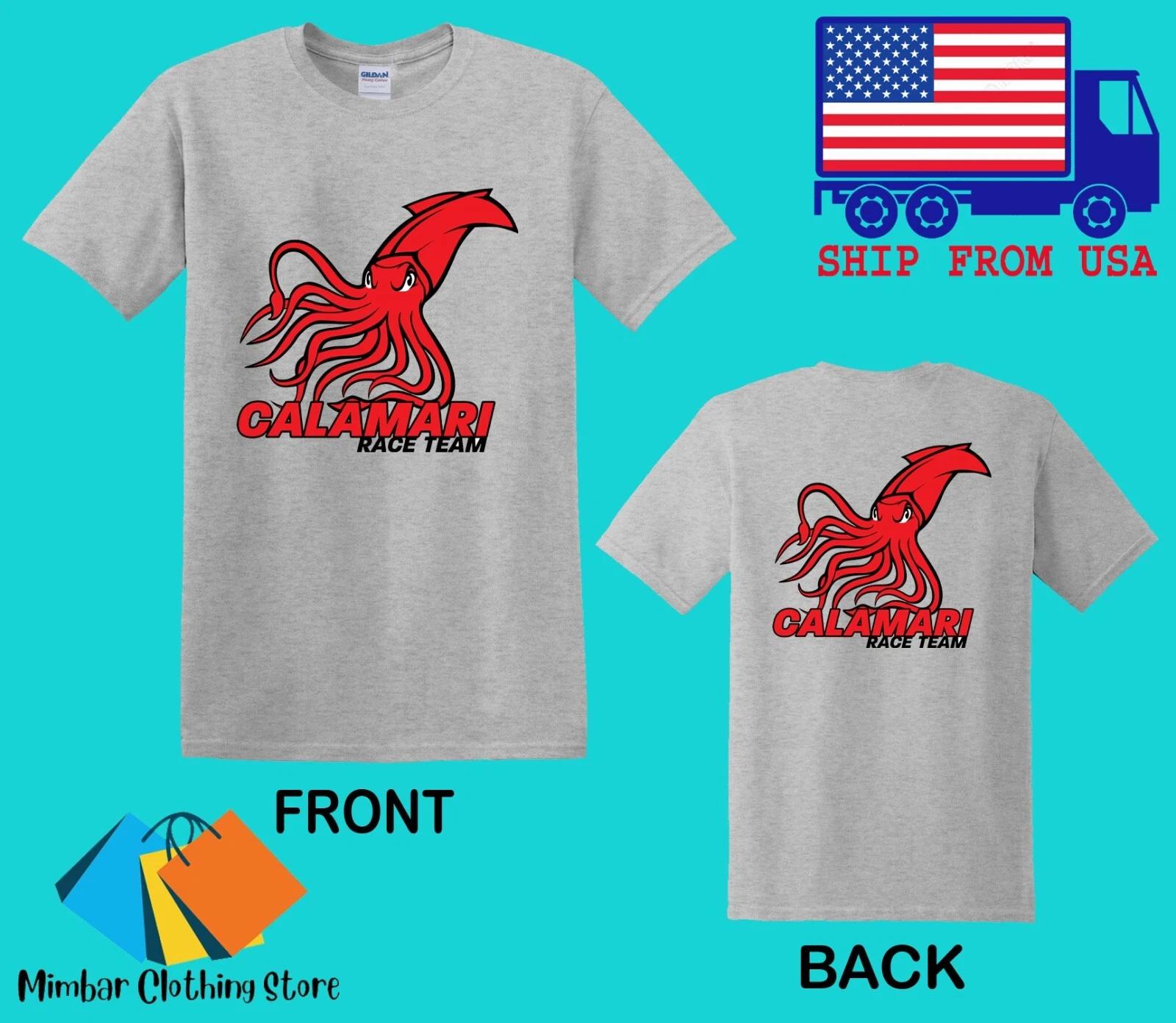 Calamari Race Team Men s Gray Size S-5XL L