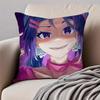 Cute Japanese Game MMiSide Cushion Cover Pillowcase Antidustmite Invisible Zipper Short Plush Sofa Cushion