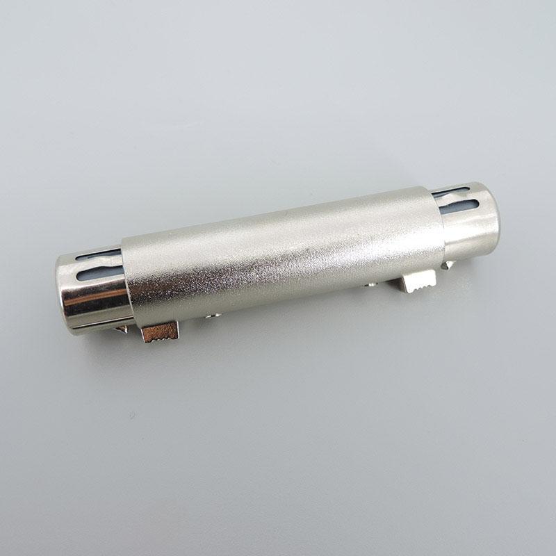 1pcs metal 3-Pin 3 core XLR Female to Female Audio cable connection Microphone Mic Adapter Connector xlr female to xlr female a1