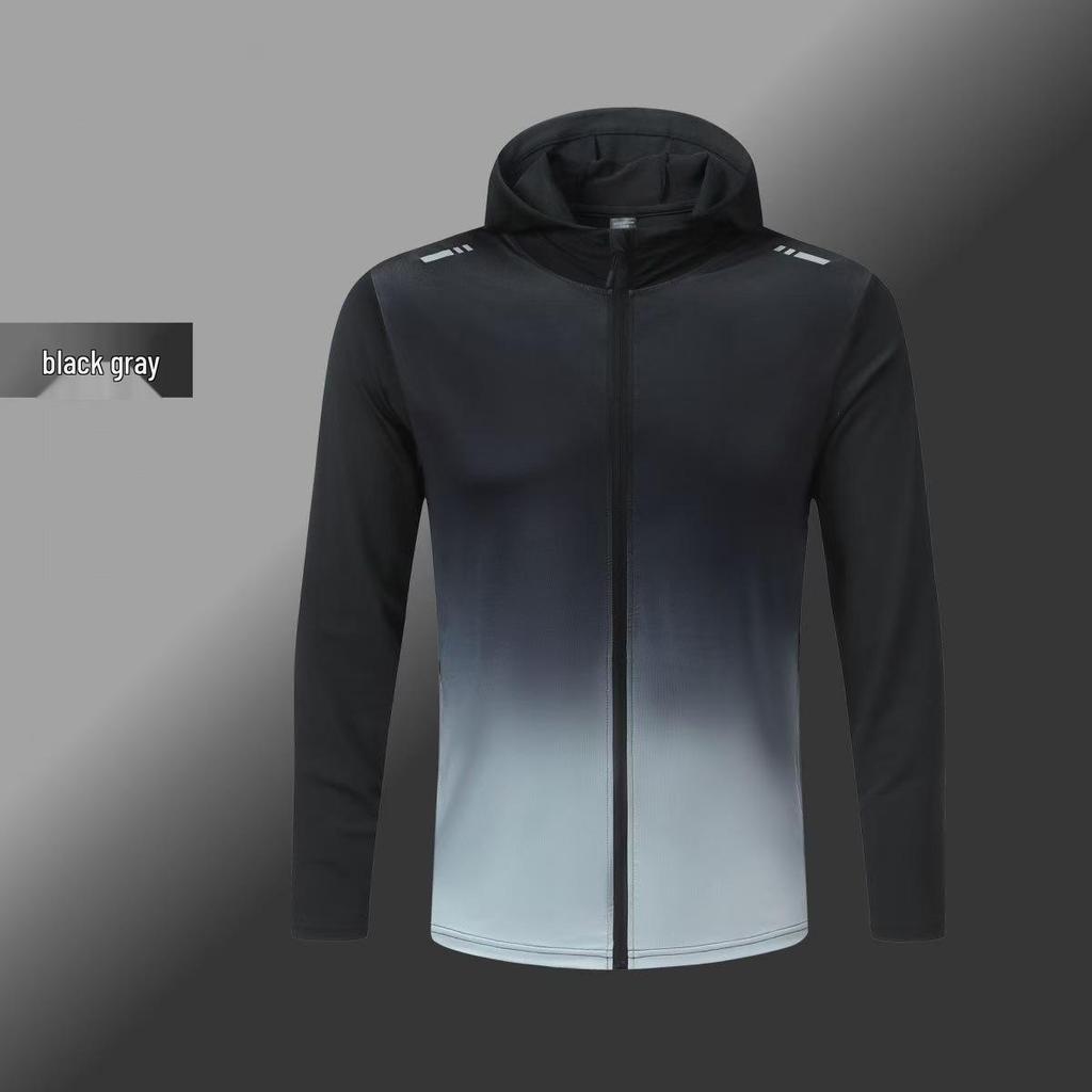 Men's Quick-Dry Hooded Windbreaker: Autumn/Winter Sports Jacket for Running & Training
