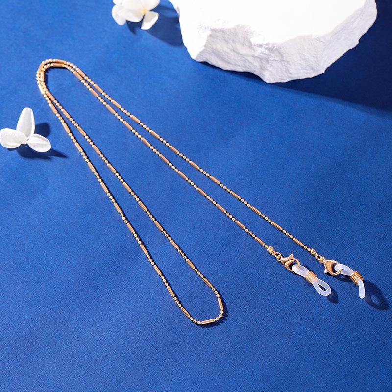 

Новая цепочка для очков, женская модная металлическая цепочка, подвесная шея, солнцезащитные очки, маска, подвесная цепочка, ювелирные изделия высокого качества.