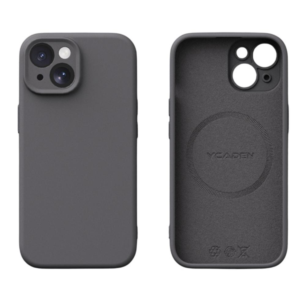 YCADEN Etui na iPhone 15 Kompatybilne z MagSafe Precyzyjne wycięcia TPU Pokrowiec na tył telefonu