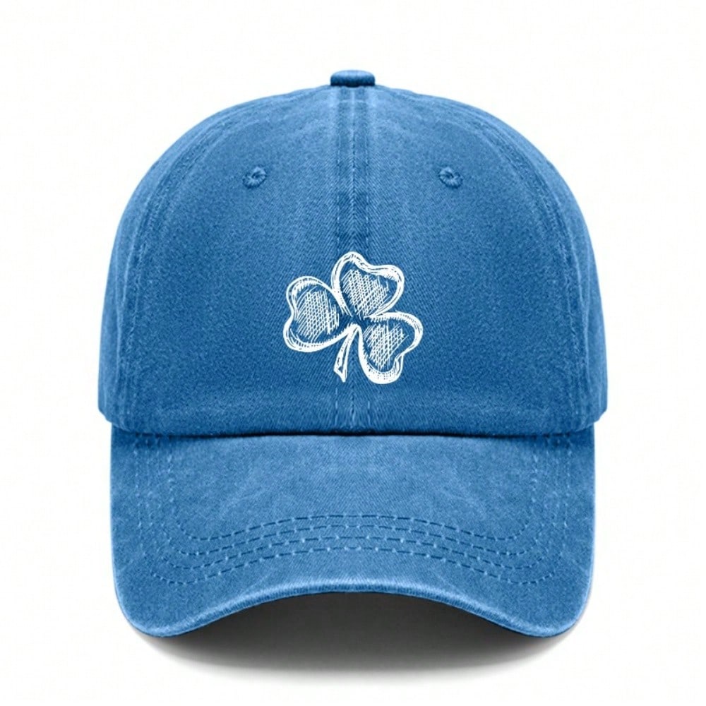 [Clover Baseball Cap] St Patricks Day Print Polyester Adjustable Breathable Casual Outdoor Sports Dad Hat For Men Women