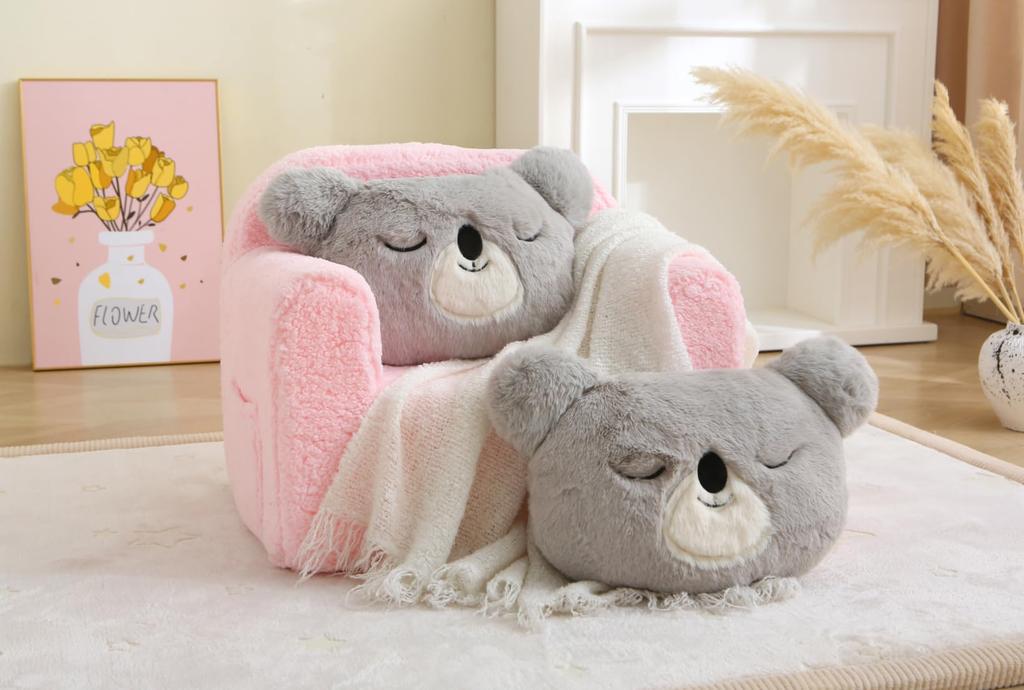 MolynnChic Throw Pillows for Bedroom Decor, Cute Decorative Pillows for Beds and Sofas, Cozy Plush Cushions, Funny Gifts for Bedrooms, Nurseries,