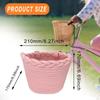 Kids Bike Basket Bicycle Front Handlebar Cloth Rope Storage Portable Tricycle
