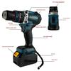 13mm Brushless 21V Lithium Ice Drill, 120Nm Torque Handheld Impact Pistol Drill