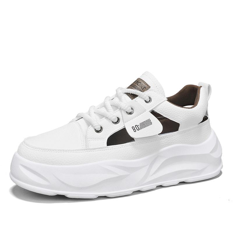 

Летние повседневные спортивные туфли для сноуборда, мужские туфли с толстой подошвой, полые, дышащие, модные туфли 2025 года, новые студенческие модные мужские туфли 39