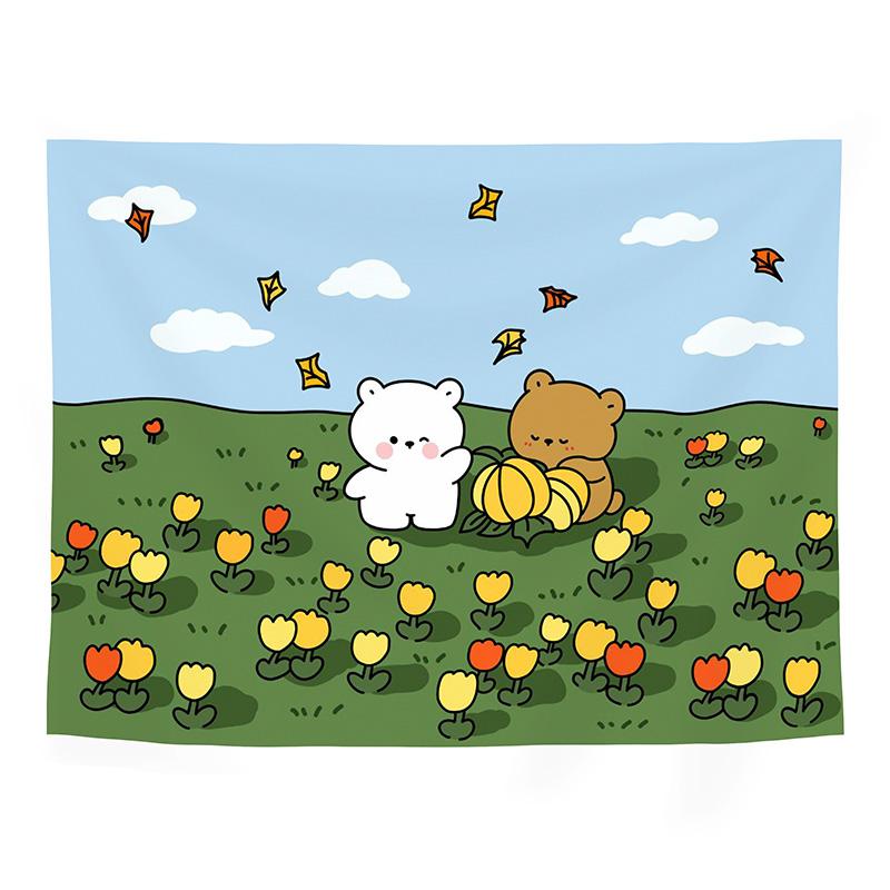 Гобелен с мультяшным медведем — фото 3