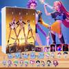 Schlüsselanhänger-Zubehör 24-Tage-Countdown-Kalender Blind Box Schlüsselanhänger Acryl Weihnachtsgeschenk Dämonenjäger Weihnachtskalender