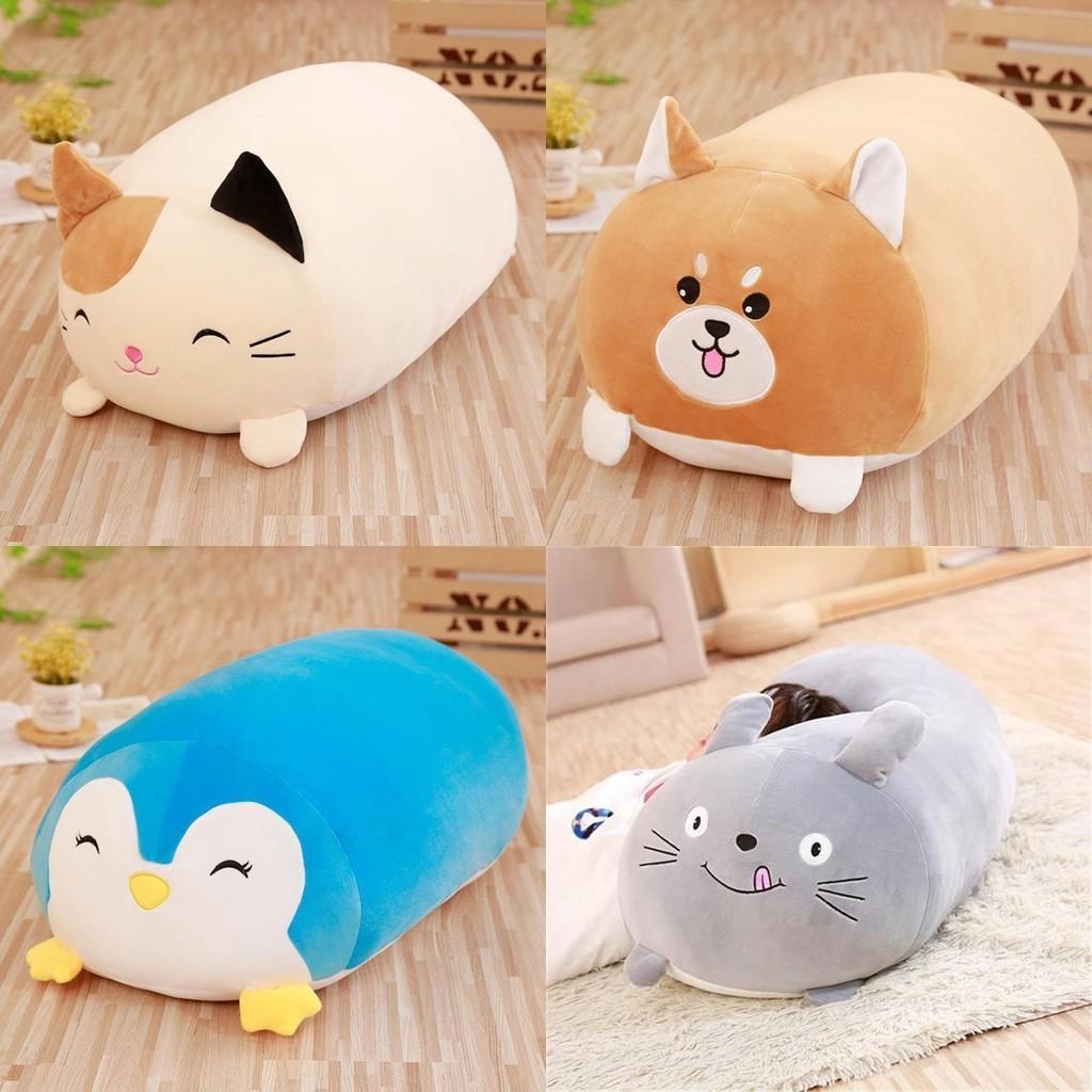 Squishy Chubby Cute Cat Plush Toy Soft Animal Cartoon Pillow Cushion Lovely Decorative Piece