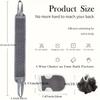 3pcs Exfoliating Back Scrubber Set Bath Shower Back Scrubber Belt With Glove And Loofah