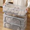 Kostenlose Installation Faltbare Schuhaufbewahrungsbox Großes Fassungsvermögen Transparenter Schuhständer Unterbett-Aufbewahrungsschale Schuhschrank Zimmer