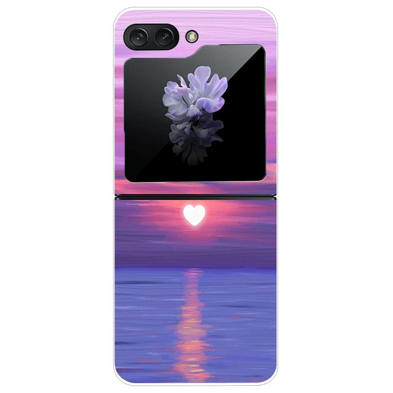 Clear Phone Case For Samsung Galaxy Z Flip7 Fashion Hard PC Silicone Cover For Galaxy Z Flip 7 5G ZFlip7 Transparent Protector