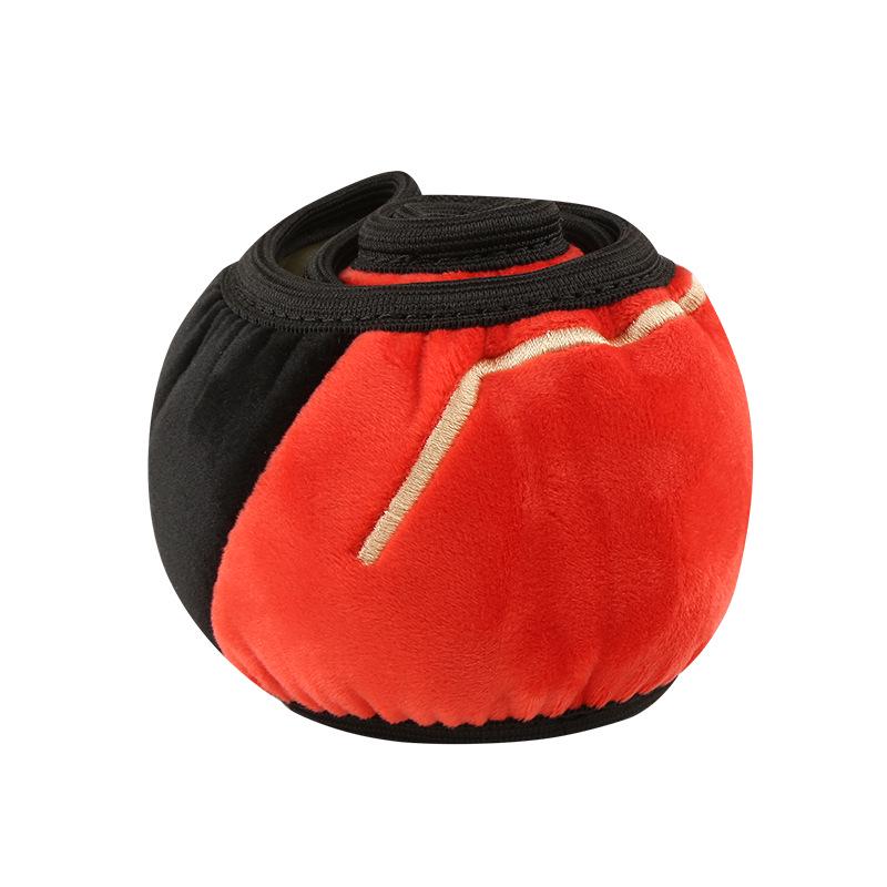 Color-Blocked Winter Steering Wheel Cover - Comfortable & Warm Universal Fit