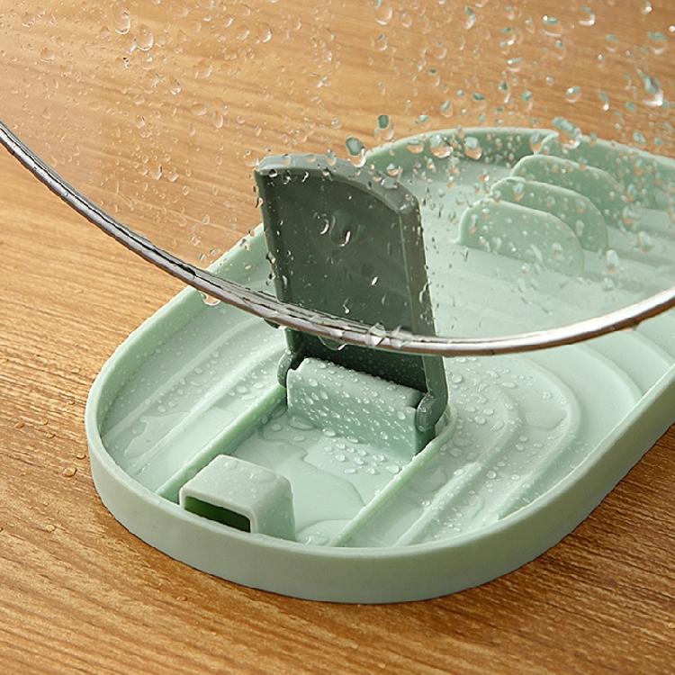 Space Saving Pots Lid And Spatula Holder Durable PP Materials Kitchen Rack Stand Organizers For Lid And Utensils Storage