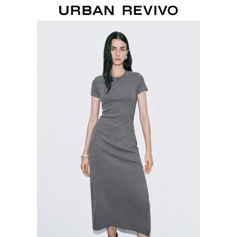 

UR 2025 Autumn Cross Hollow Back Short Sleeve Dress UWJ750070 L