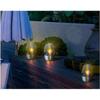Solar Light Outdoor Garden Led Stainless Steel Candle Light Lawn Deck Night Light Landscape Garden Halloween Christmas Holiday Atmosphere Light