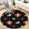 1pc Halloween Cats Office Round Area Rug, Under Office Chairs Bedroom Living Room Home Decor, Room Deco