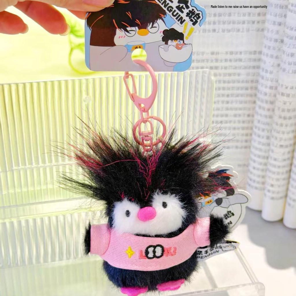 Adorable Mini Penguin Plush Keychain Pendant – Cute Cartoon Doll Gift