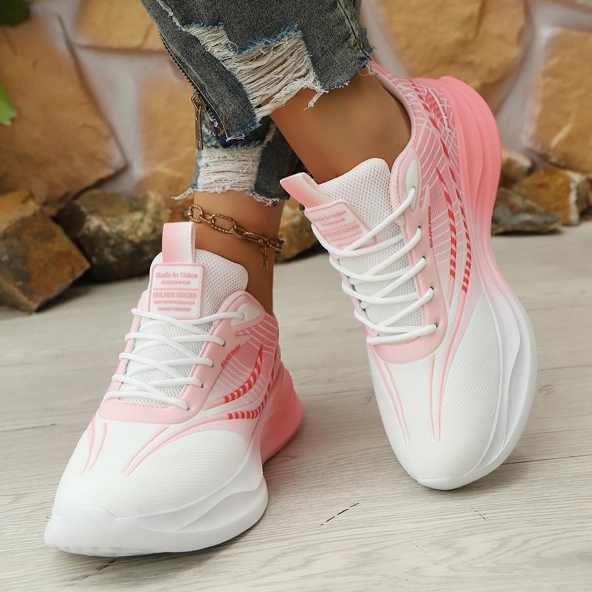 Fashion Shoes Cswo01 Women's Sport Shoes Casual Platform Running Sneakers Trainer Breathable Walking Basketball Shoes Cm
