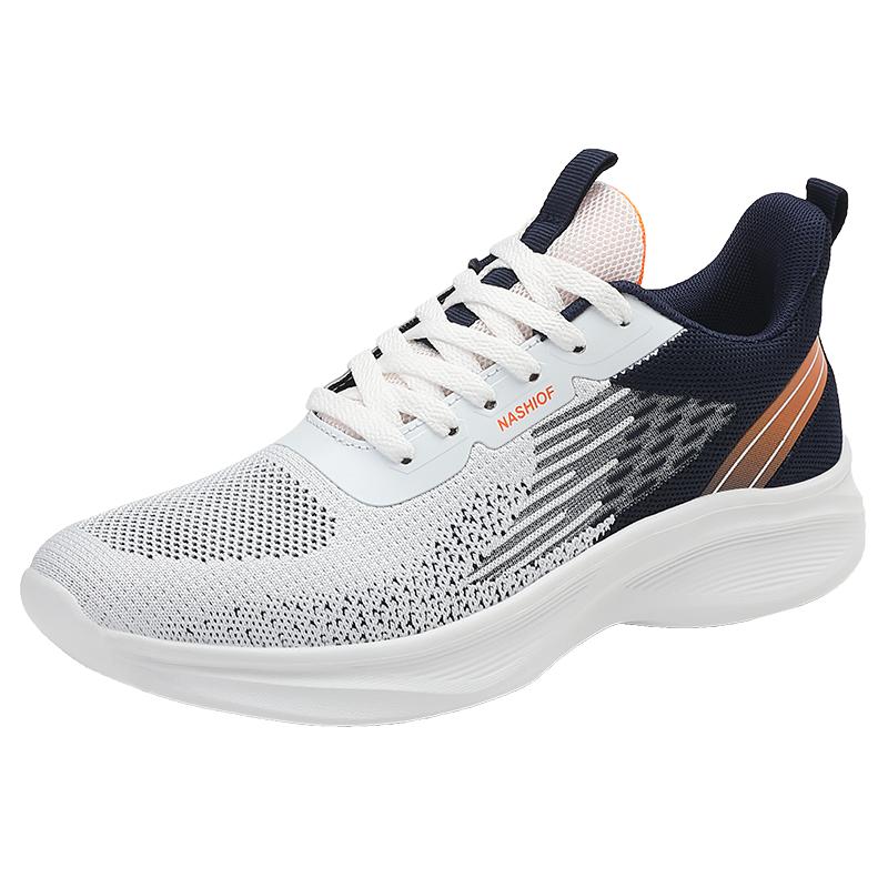 Baskets légères et respirantes pour hommes, chaussures de course, de marche, en tricot, à la mode, baskets décontractées