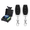 Universal Wireless Remote Control Switch DC12V 4CH Relay Receiver Module and 4-Channel RF 433 Mhz Transmitter