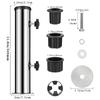 Stainless Steel Umbrella Stand Tube Sleeve for Outdoor Patio Deck Base Support Pipe Stable and Weather Resistant
