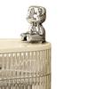 Desktop Storage Box 3 Tier Rotating Divided Organizer for Jewelry Data Cable Cosmetic Cream White