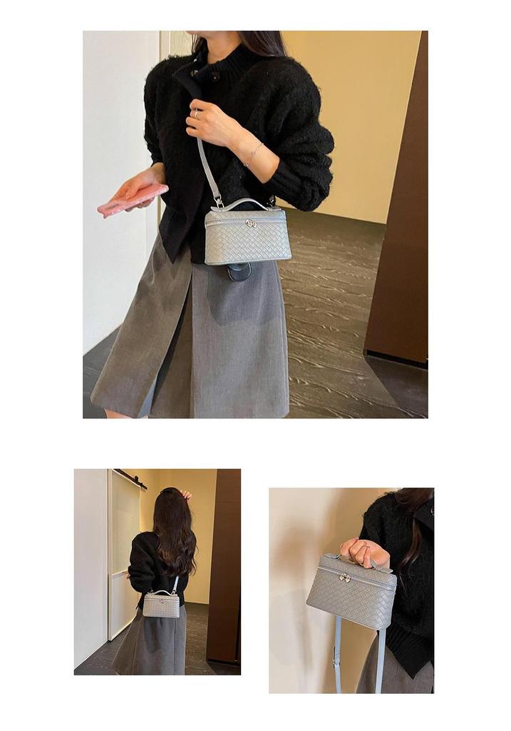 2026 Retro Braided Women's Lunch Box Bag - Versatile, High-Grade, Large Capacity for Commuting and Crossbody Use