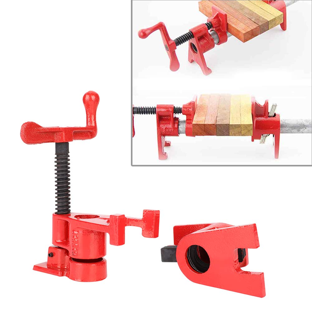 Wood Clamp 4 Set 26.5mm Quick Release Heavy Duty Wide Base Iron Wood Metal Clamp Set Woodworking Workbench Woodworking Workbench