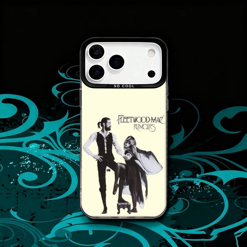 

F-Fleetwood Mac Rumours Phone Case For iPhone 17,16,15,14,13,12,X,8,Pro,Max,Plus,SE4,Air,Mini HD Black IMD Matte iPhone17