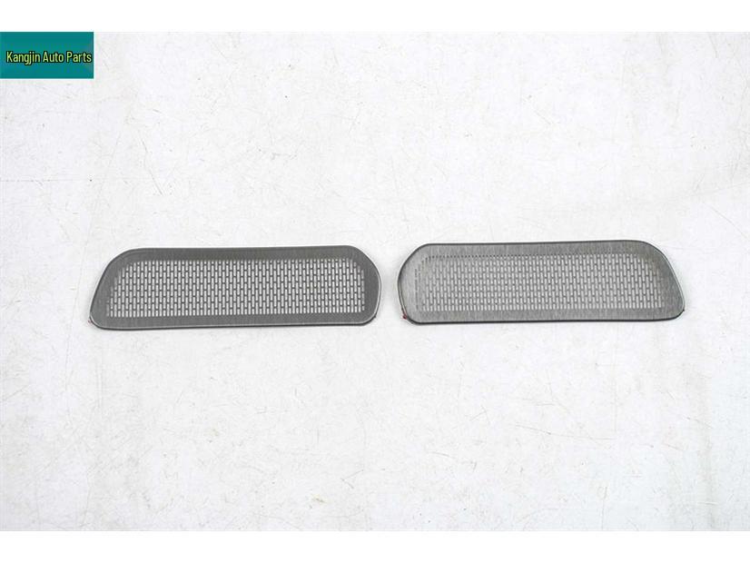 ZEEKR 001 Black Titanium Stainless Steel Front Pillar Speaker Cover Decor.